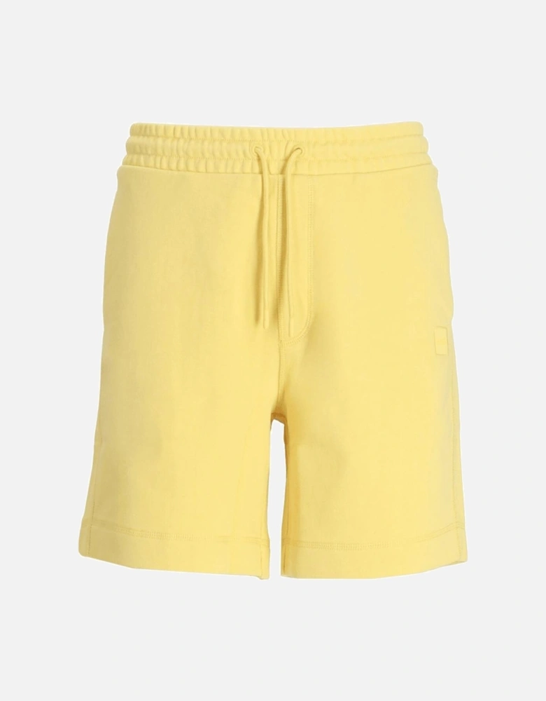 Sewalk Cotton Regular Fit Yellow Shorts