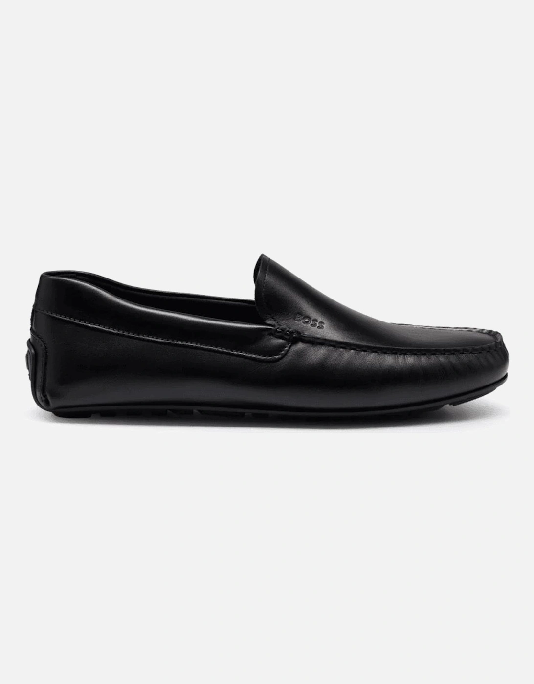 Noel_Mocc Leather Moccasin Black Shoe, 5 of 4