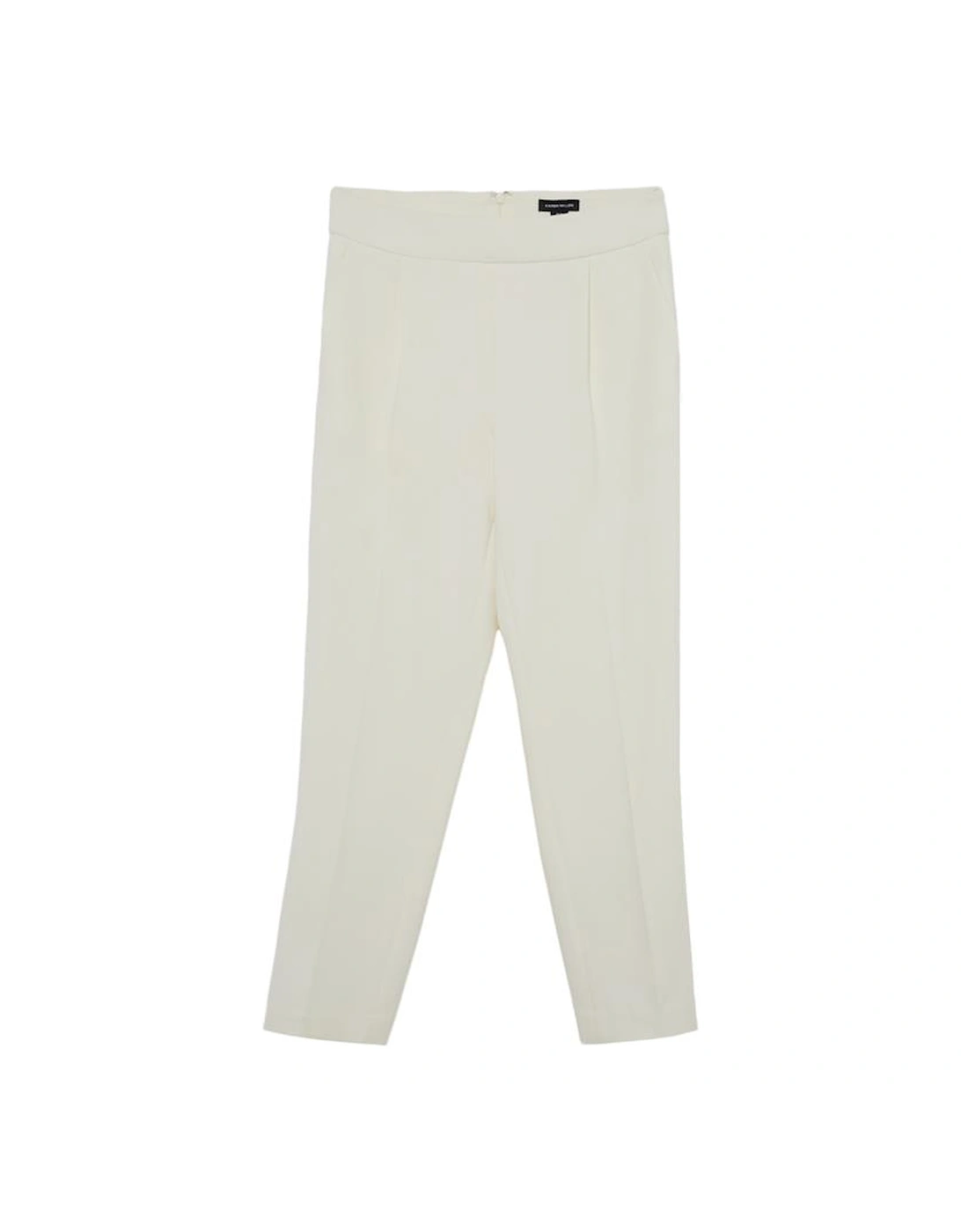 Tailored High Waisted Slim Leg Trousers