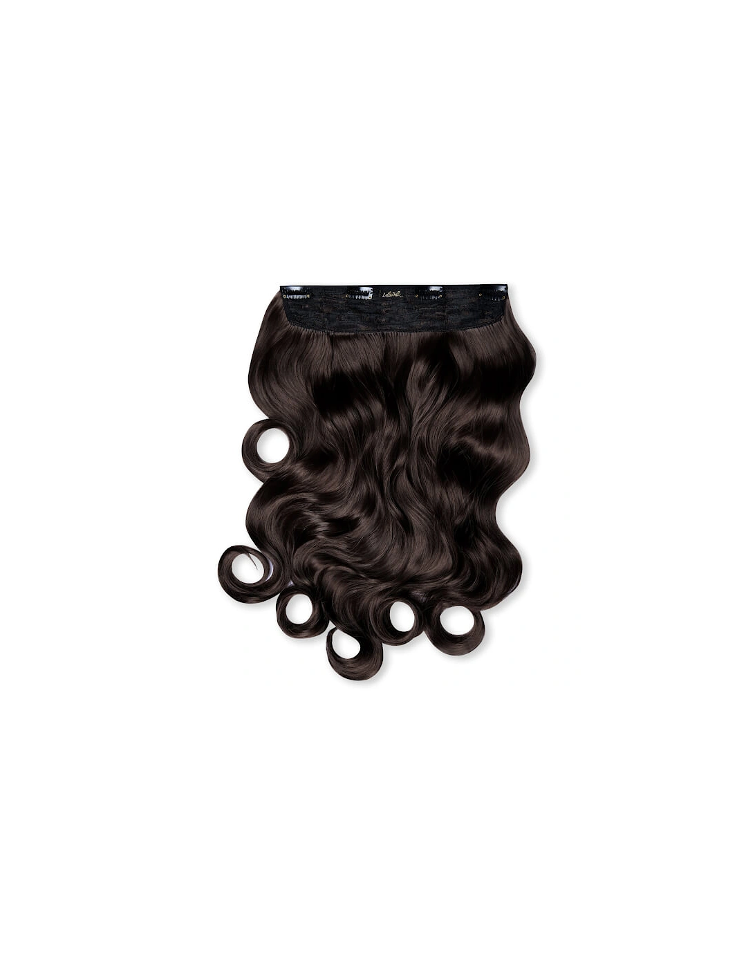 Thick 20 1-Piece Curly Clip in Hair Extensions - Chestnut, 13 of 12
