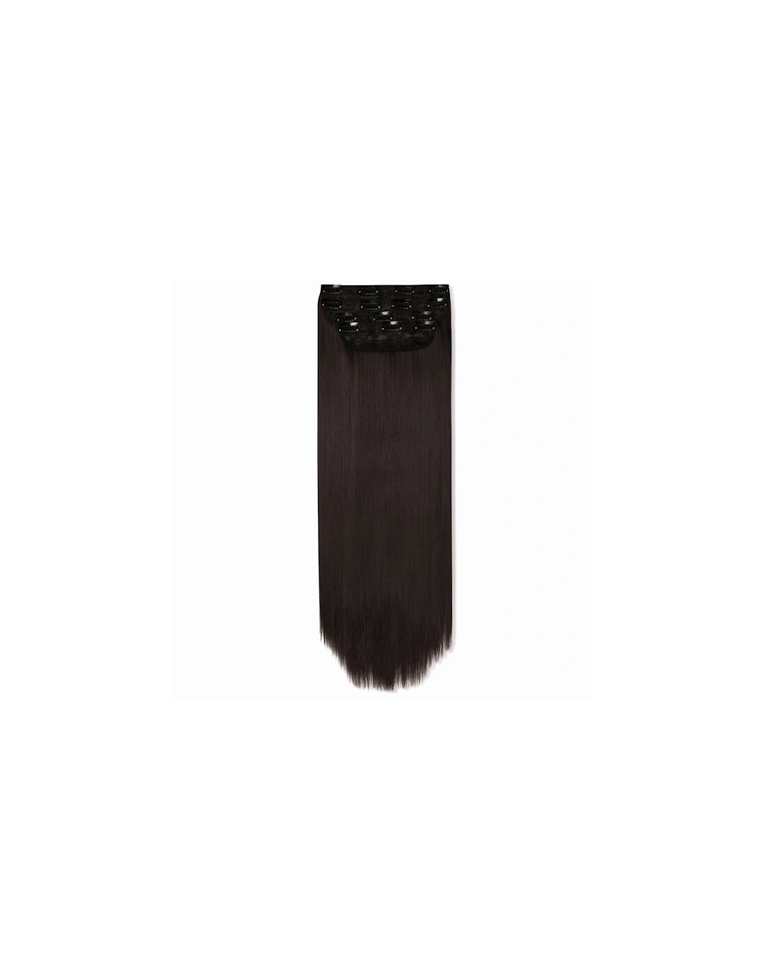 Ultimate Half Up Half Down 22" Straight Extension and Pony Set Choc Brown, 11 of 10