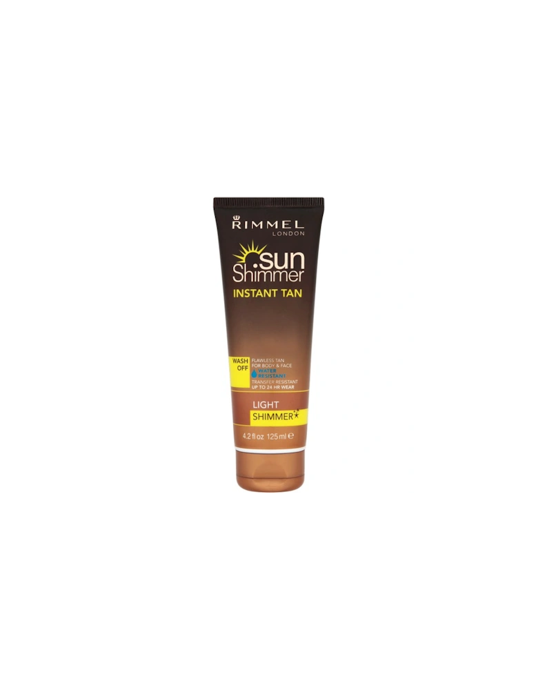 Sunshimmer Water Resistant Wash Off Instant Tan (125ml) - Medium Shimmer