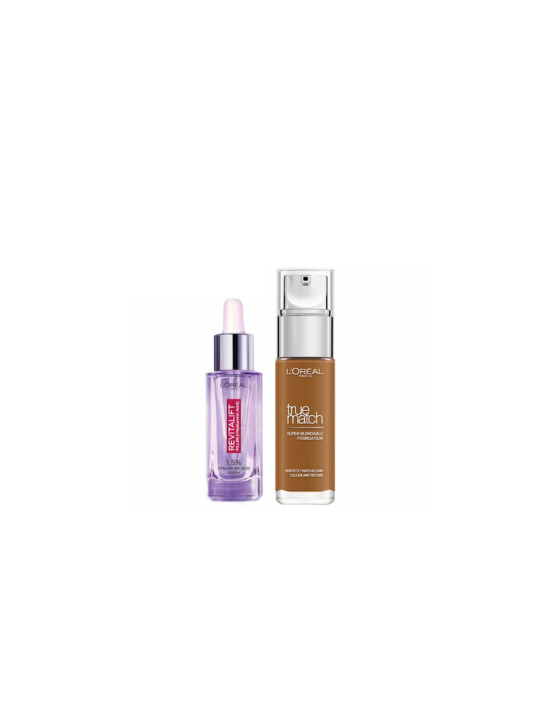 L’Oreal Paris Hyaluronic Acid Filler Serum and True Match Hyaluronic Acid Foundation Duo - 7.5W Golden Chestnut, 41 of 40