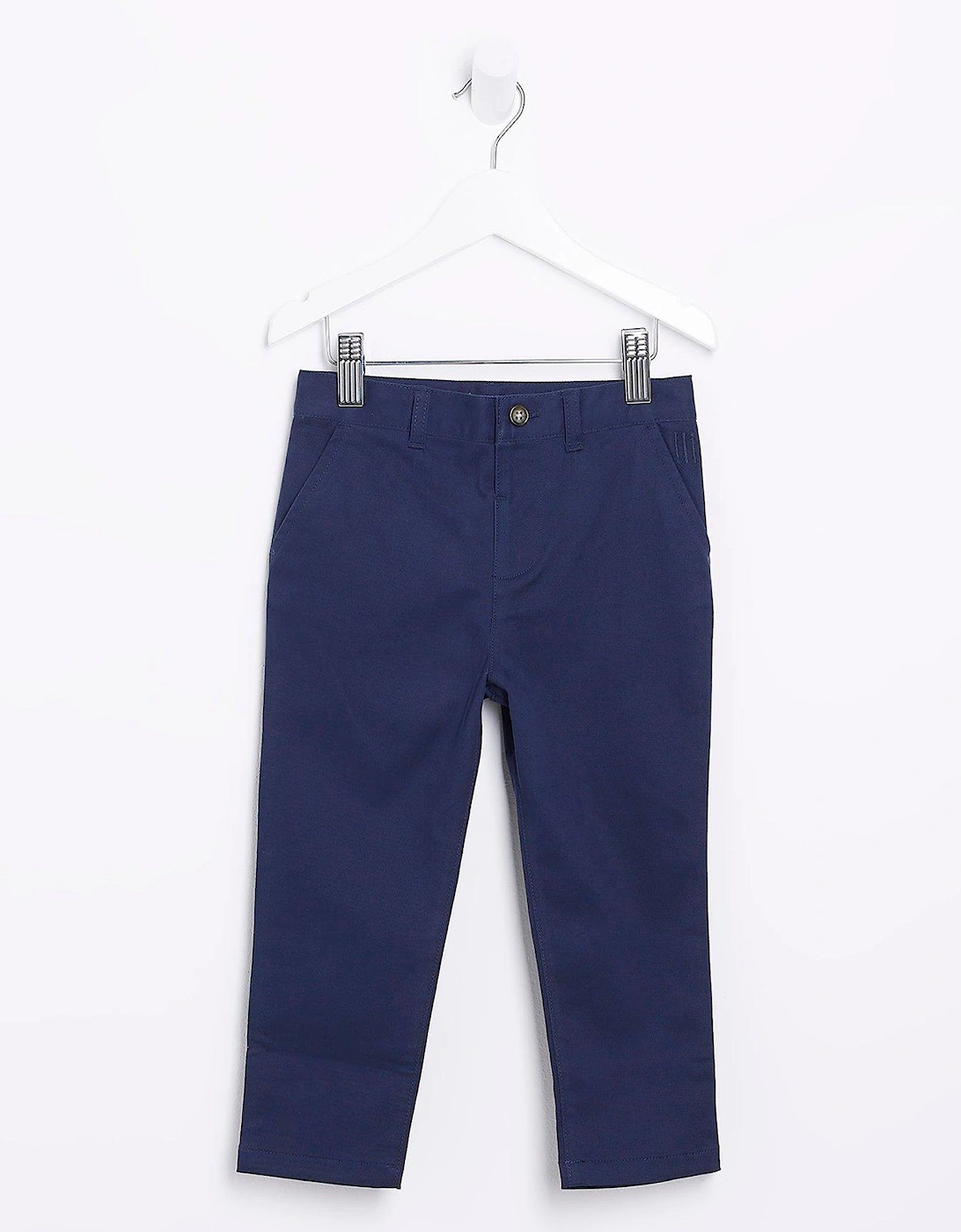 Mini Boys Chino Trousers - Navy, 5 of 4