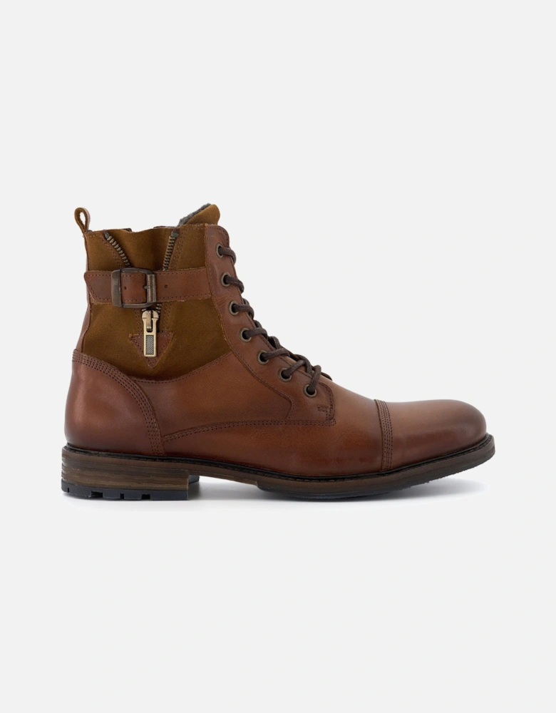 Mens Call - Casual Buckle Detail Ankle Boots