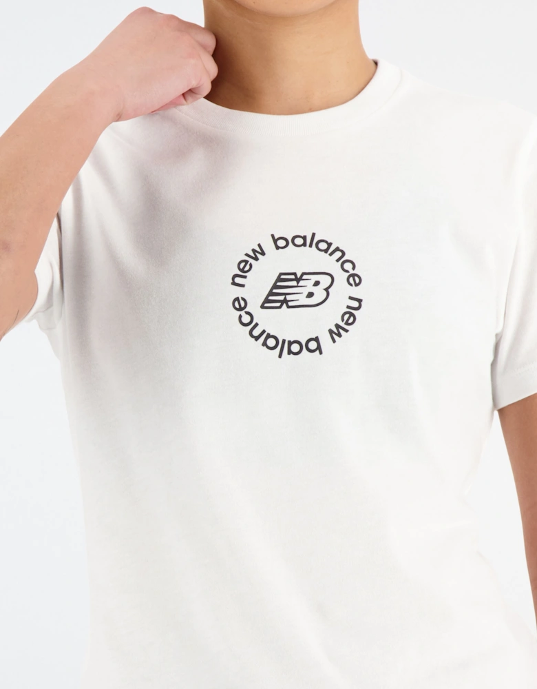 Sport Athletic Fit Circular T-Shirt