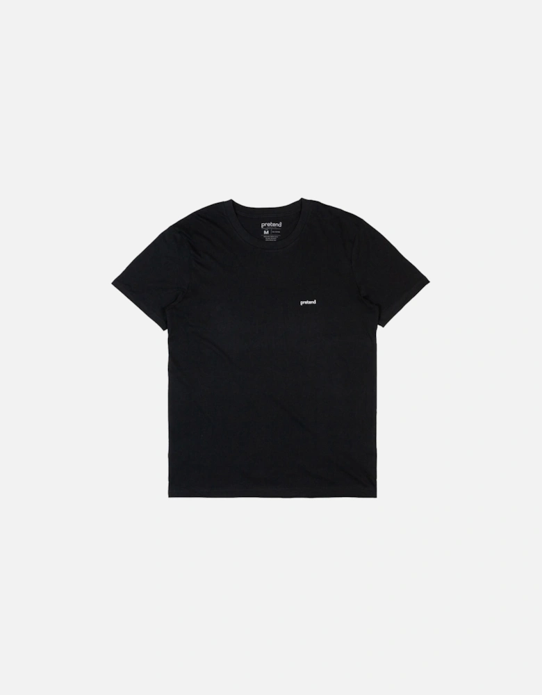 Pretend Brackets Chest T-Shirt - Black