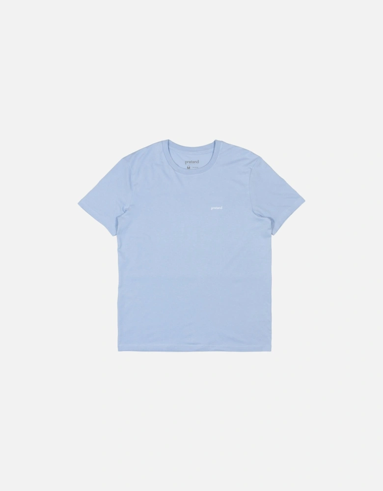 Pretend Brackets Chest T-Shirt - Sky Blue