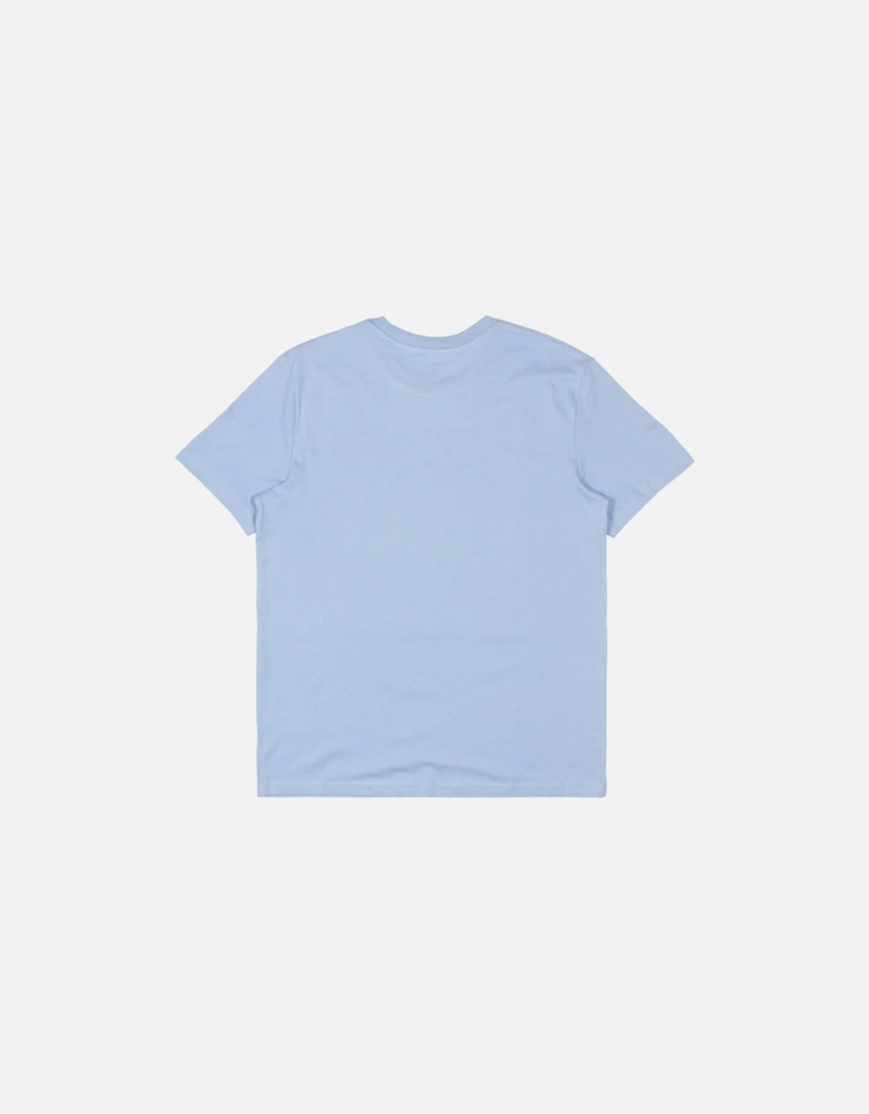 Pretend Brackets Chest T-Shirt - Sky Blue