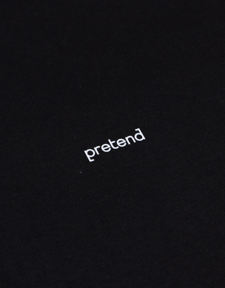 Pretend Brackets Chest T-Shirt - Black