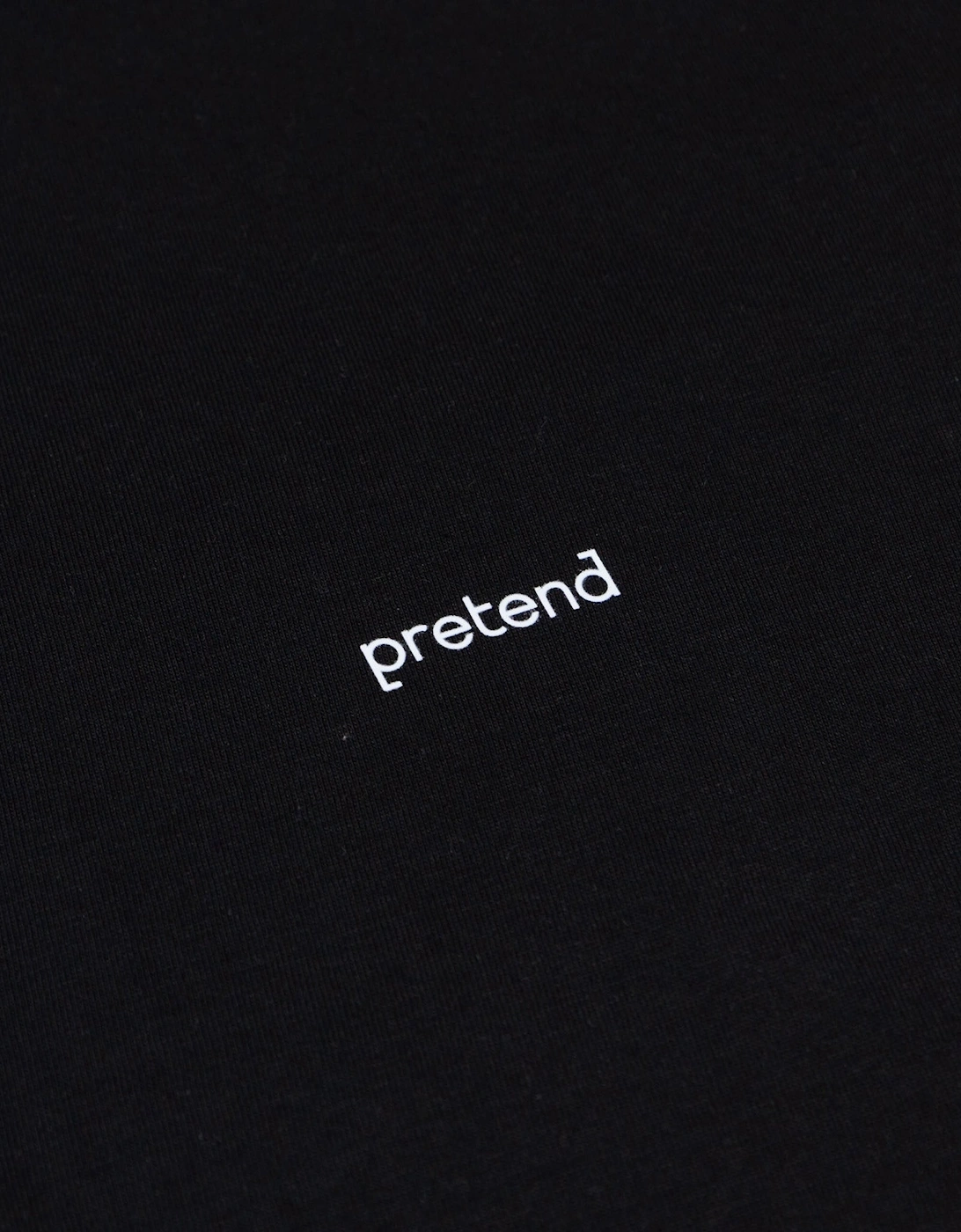 Pretend Brackets Chest T-Shirt - Black