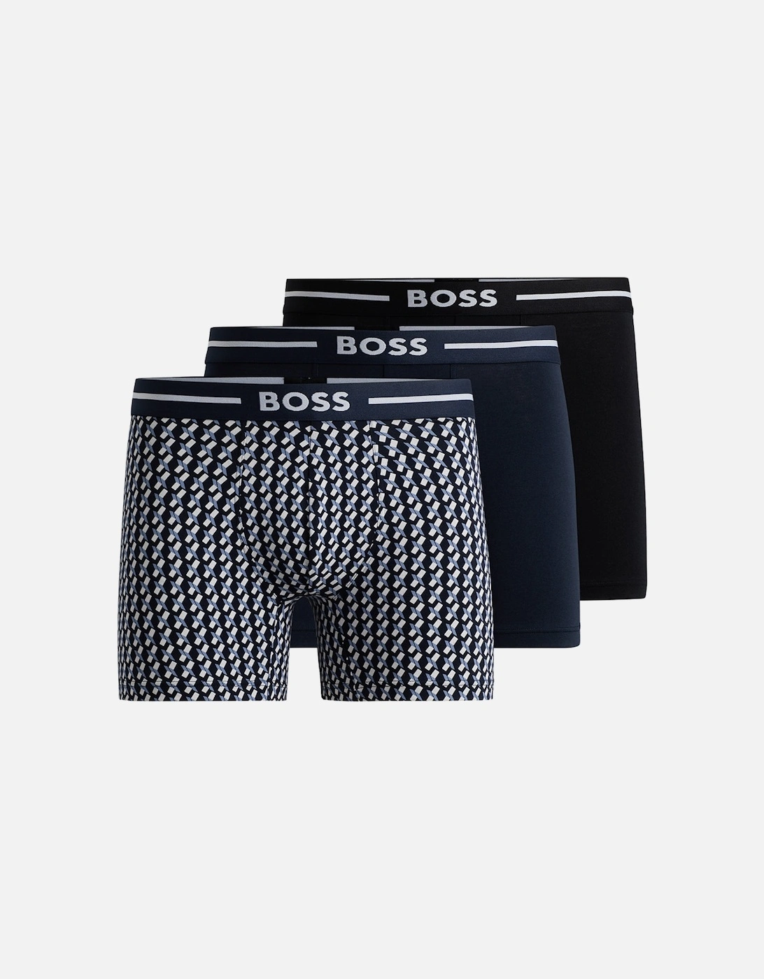 3-Pack Bold Boxer Briefs, Black/Navy, 8 of 7