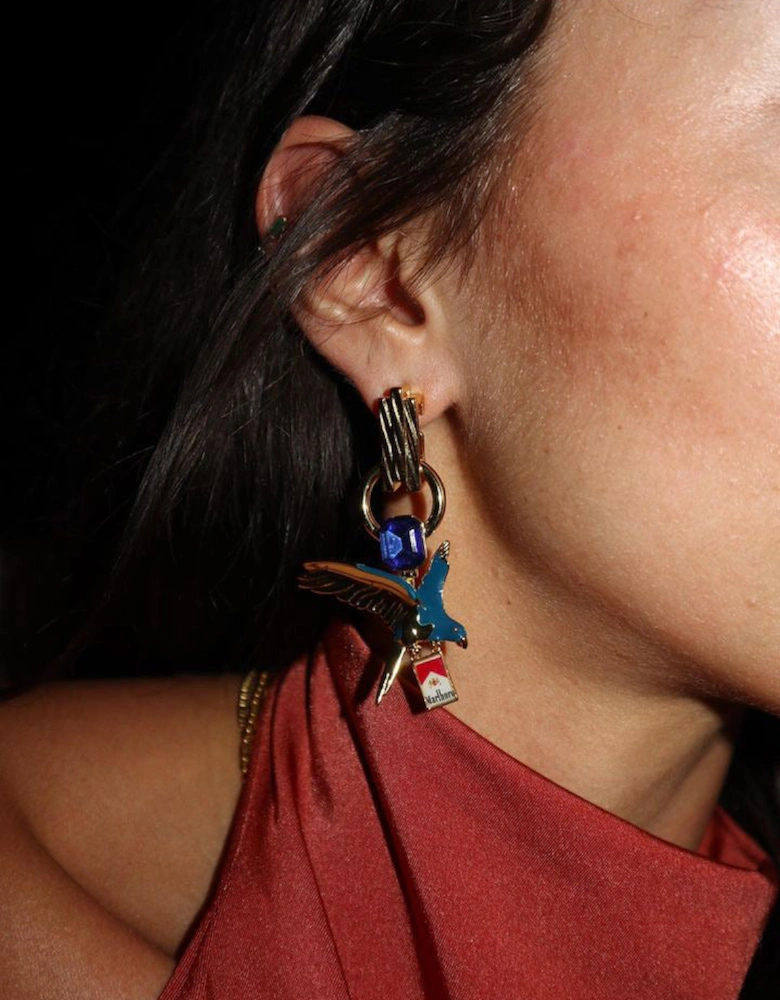 The Smoking Bird Earrings