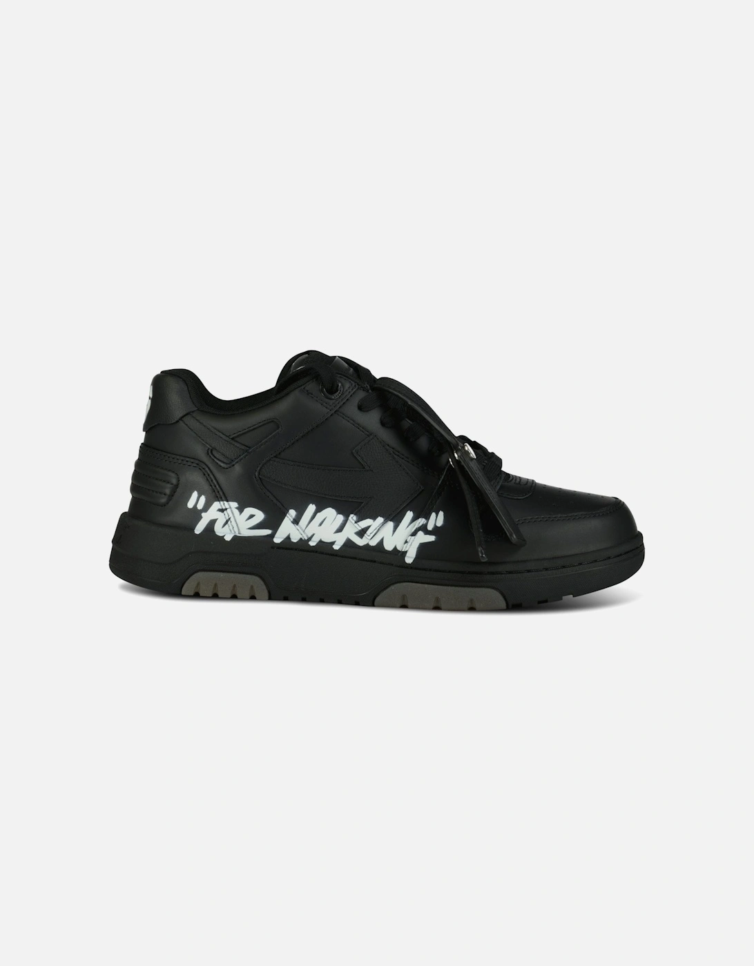 'For Walking' Out Of Office Low-Top Leather Trainers Black, 5 of 4