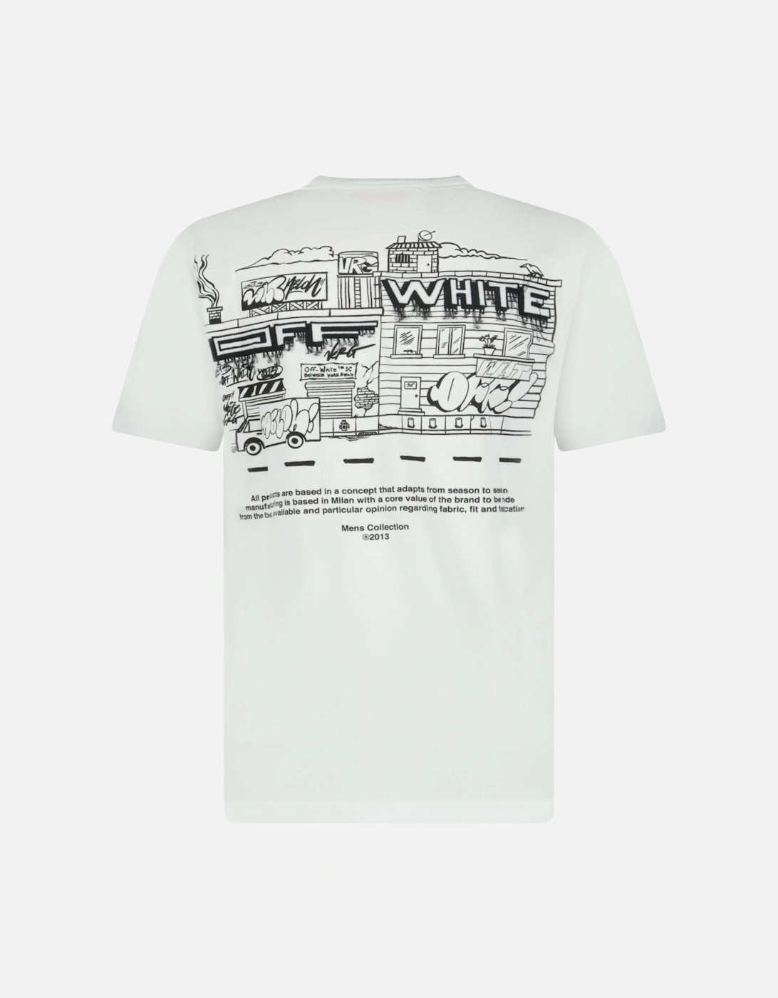 'Seasonal' Graffiti Zine Slim T-Shirt White, 3 of 2