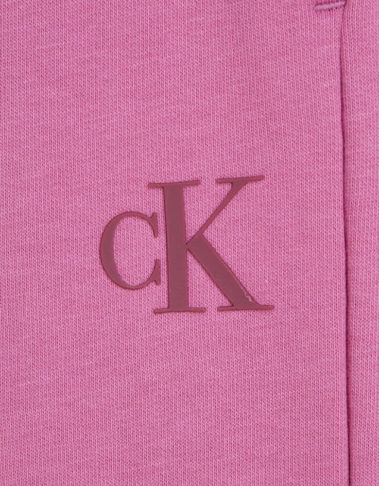 Girls CK Logo Sweatpants - Violet Fun
