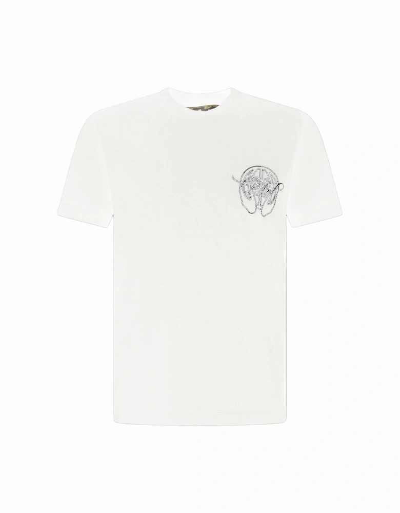 Hand Arrow Design T-shirt White