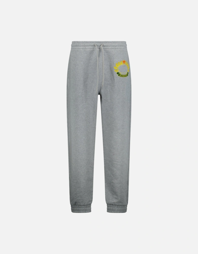 'Oxted' Logo Cuffed Sweat Pants Grey