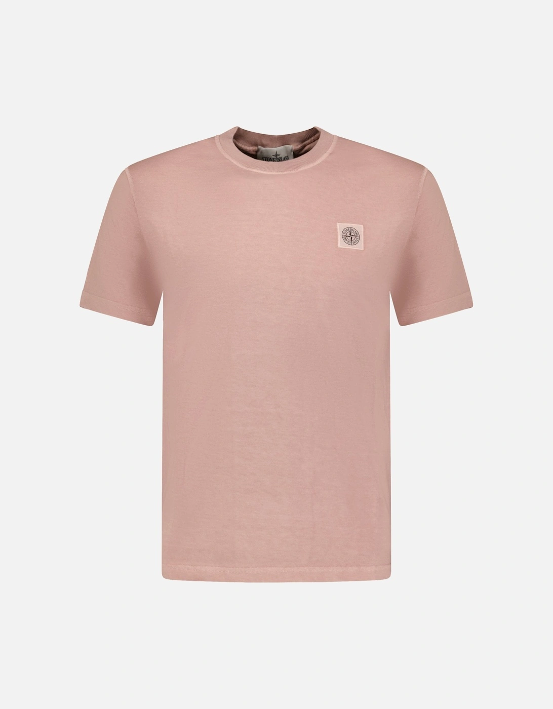 Small Chest Logo T-Shirt Pastel Pink, 3 of 2