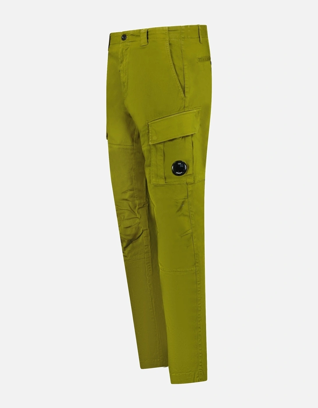 Stretch Sateen Cargo Pants Green