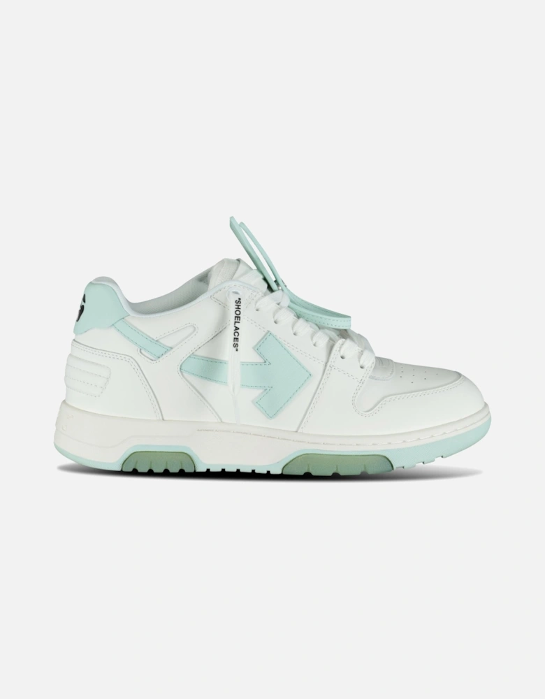 Out Of Office Low Top Trainers White & Mint