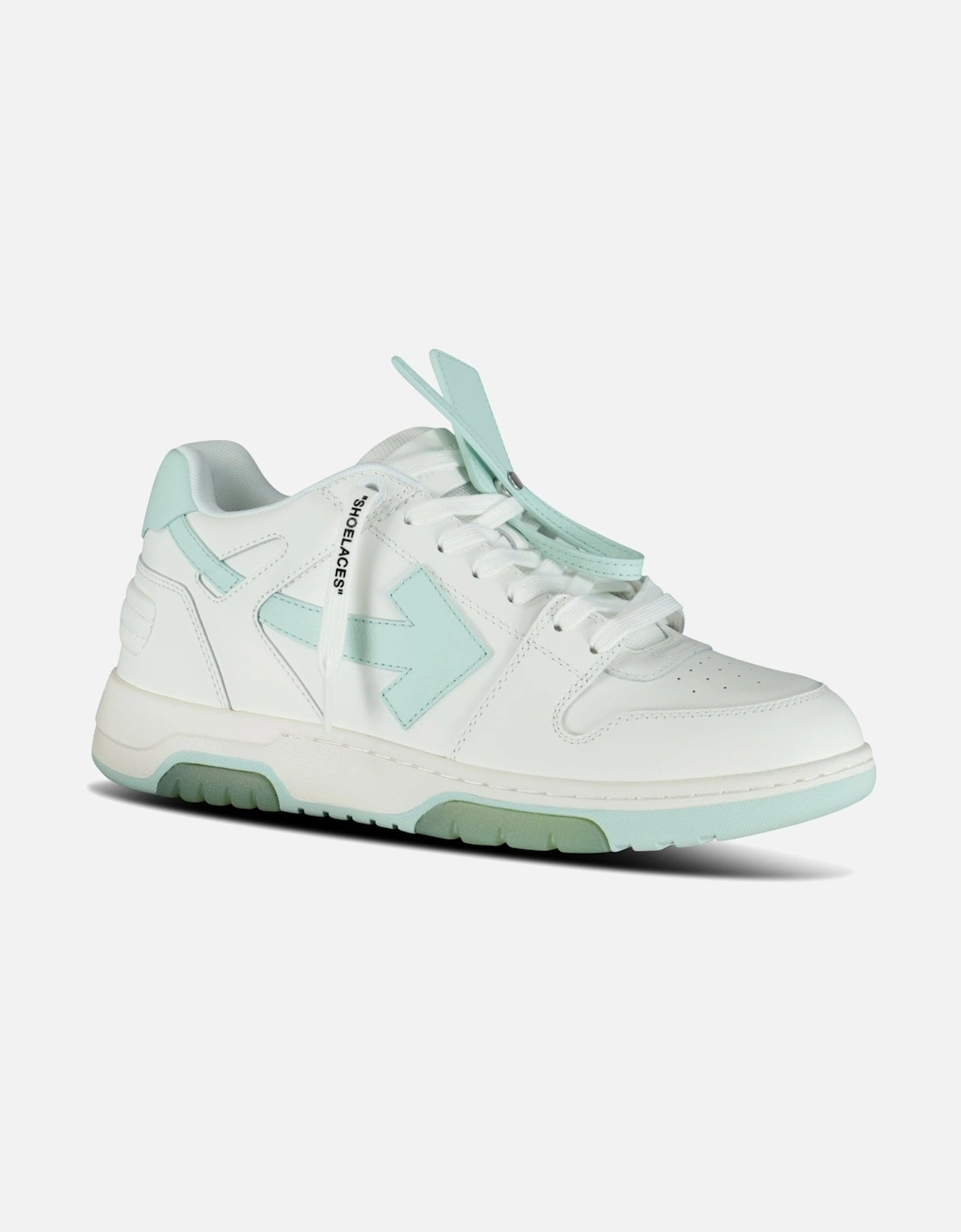 Out Of Office Low Top Trainers White & Mint
