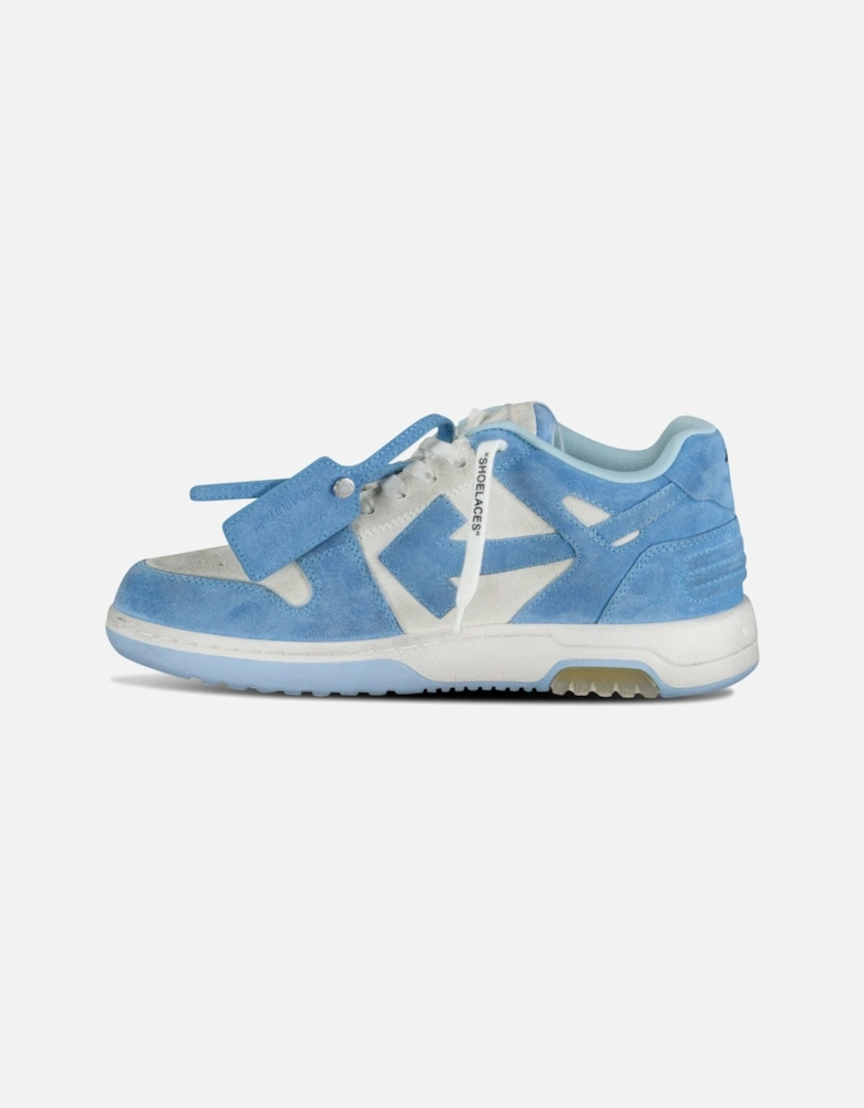 OUT OF OFFICE LOW VINTAGE DISTRESSED BLUE TRAINERS