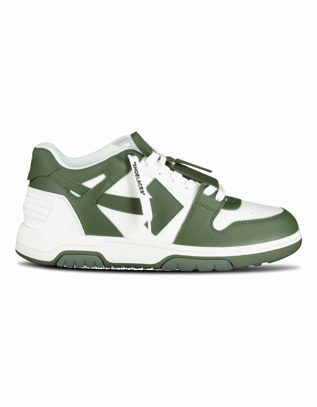 Out Of Office Low-Top leather Trainers Khaki & White, 5 of 4