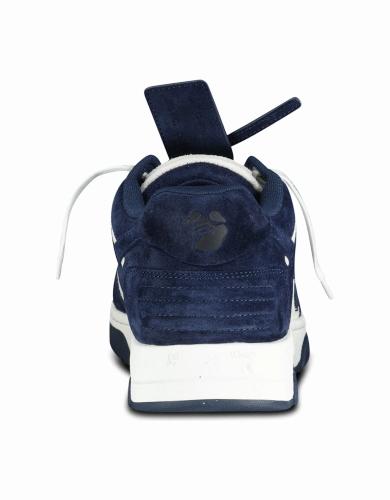 Out Of Office Low-Top Suede Trainers Navy & White