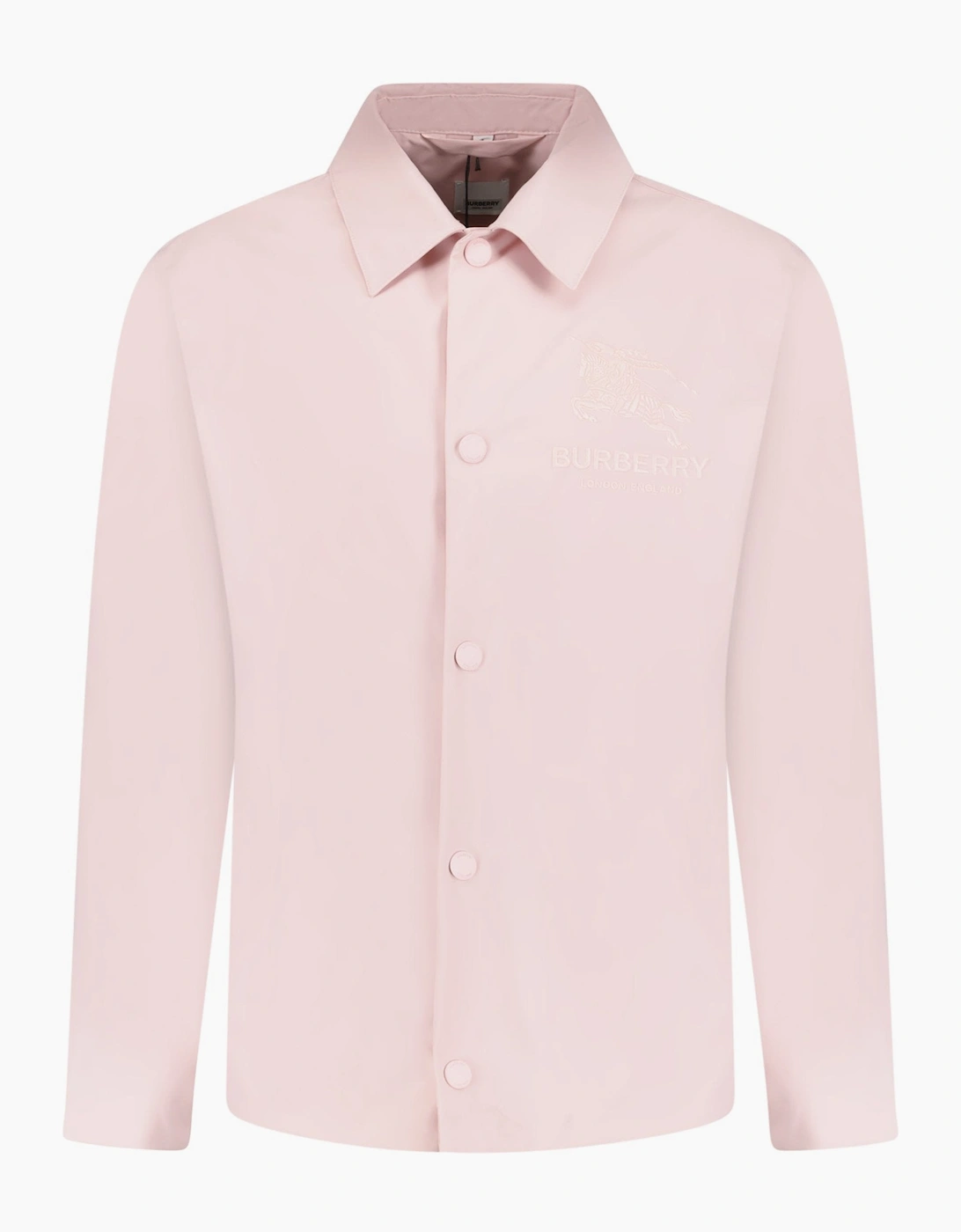 Men's Burberry Sussex Ekd Embroidered Jacket Pink - Size: Regular/36