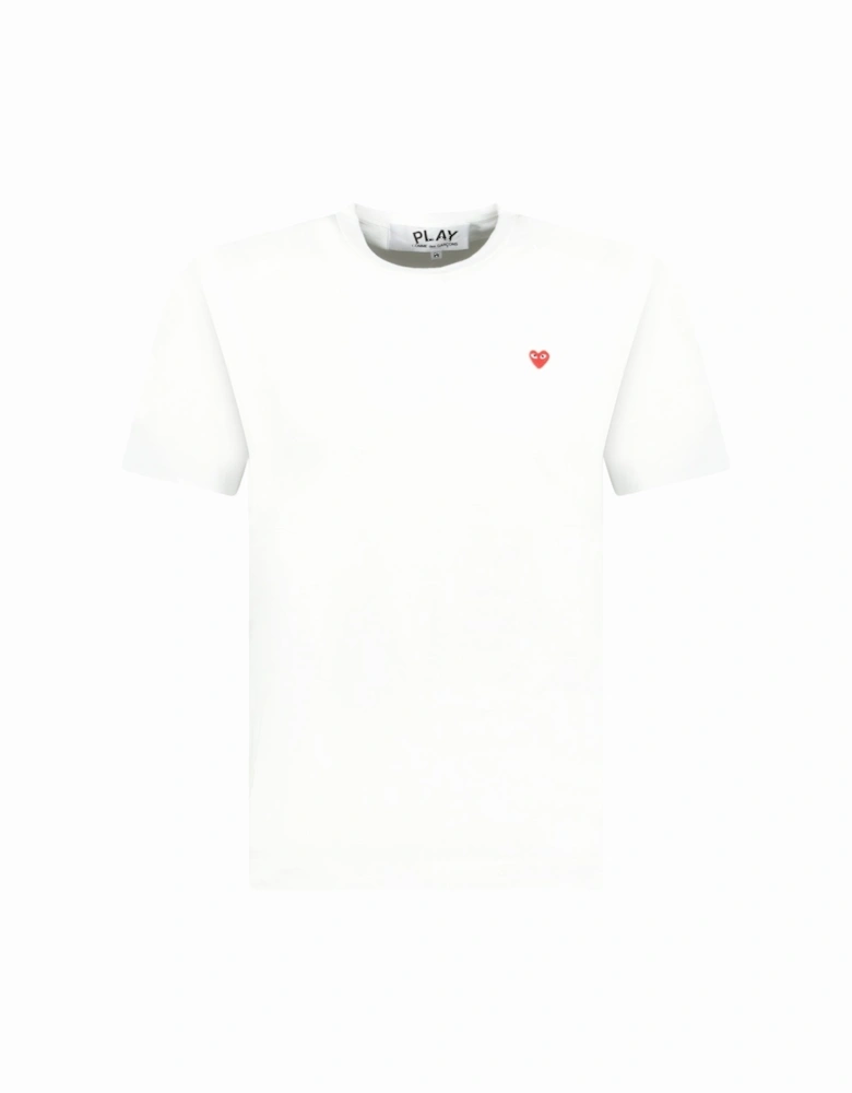 Small Stitch Heart T-Shirt White
