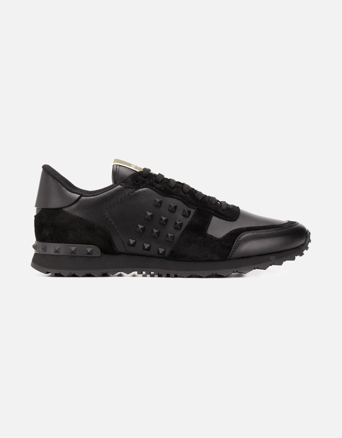 Camo Leather Rockstud Rockrunner Trainers Black, 4 of 3