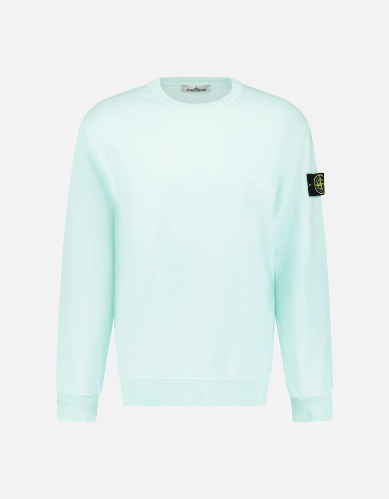 Cotton Sweatshirt Aqua