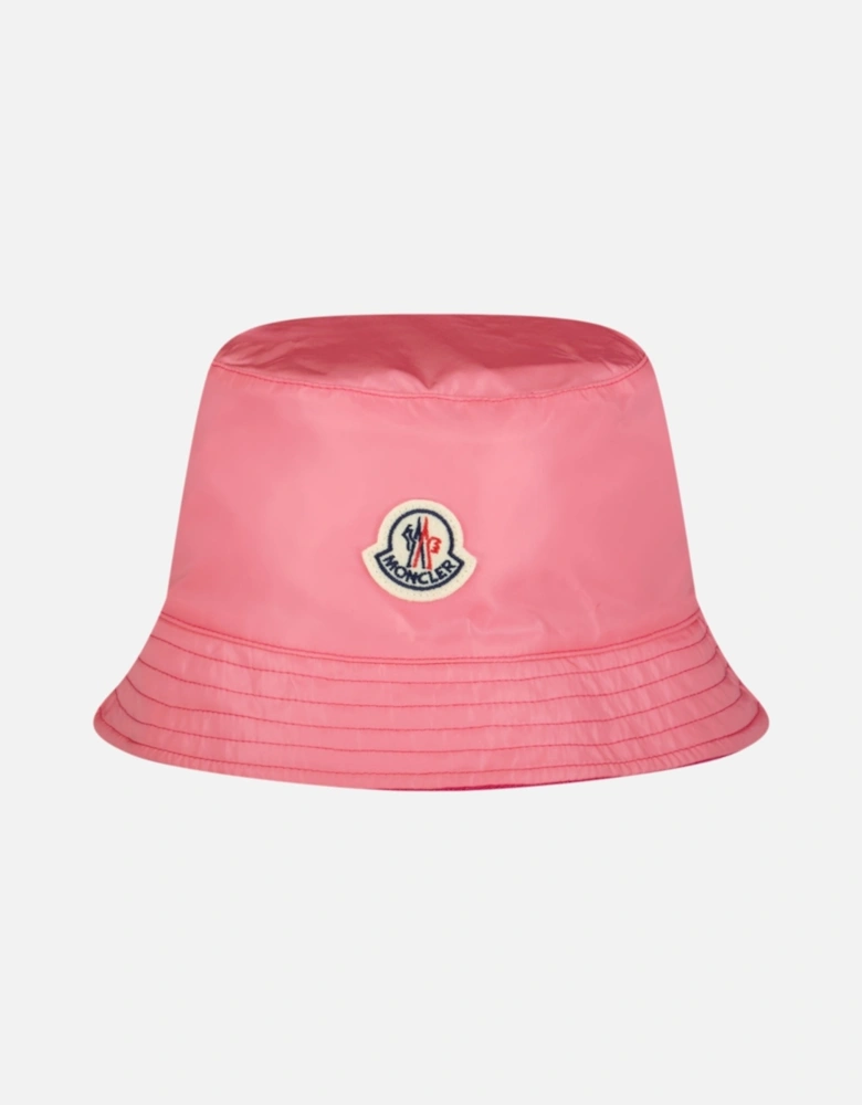 (Womens) Reversible Bucket Hat Pink
