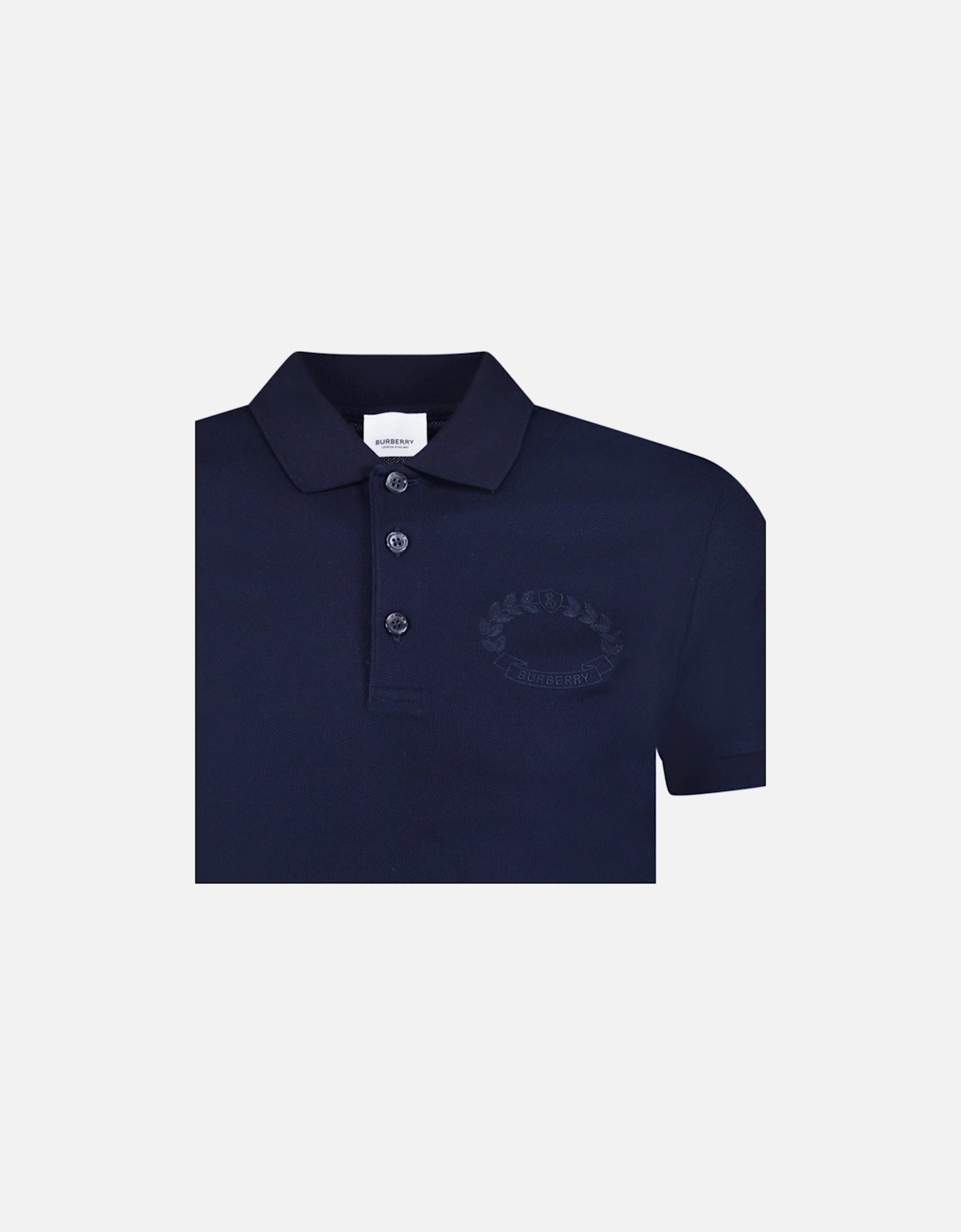 'Walworth' Crest Polo-Shirt Navy
