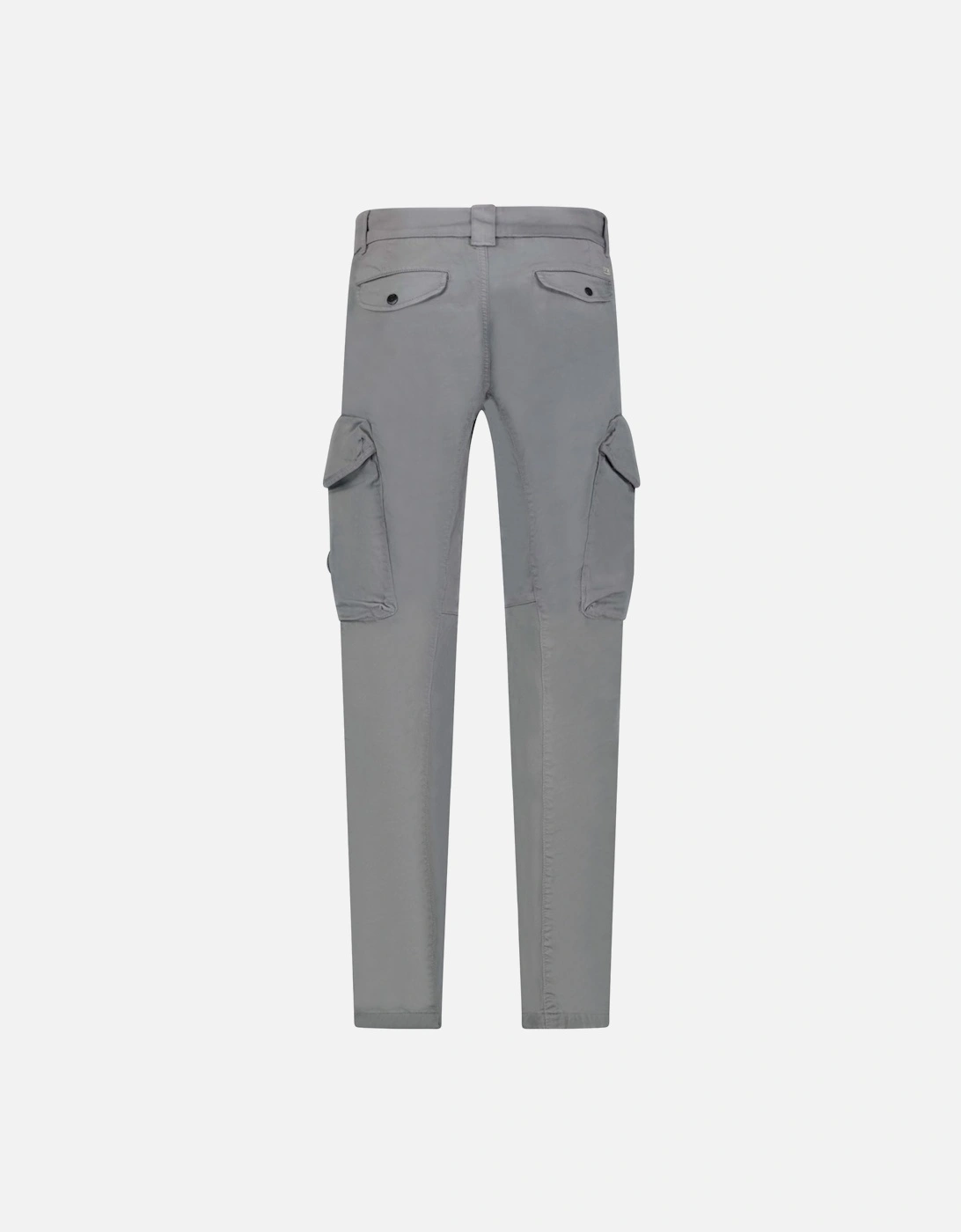 Sateen Stretch Cargo Pants Grey