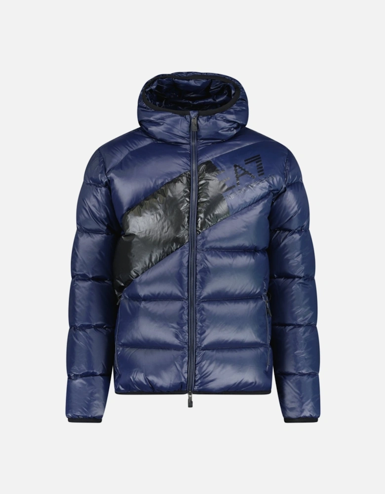 Down Padded Puffer Navy Blue