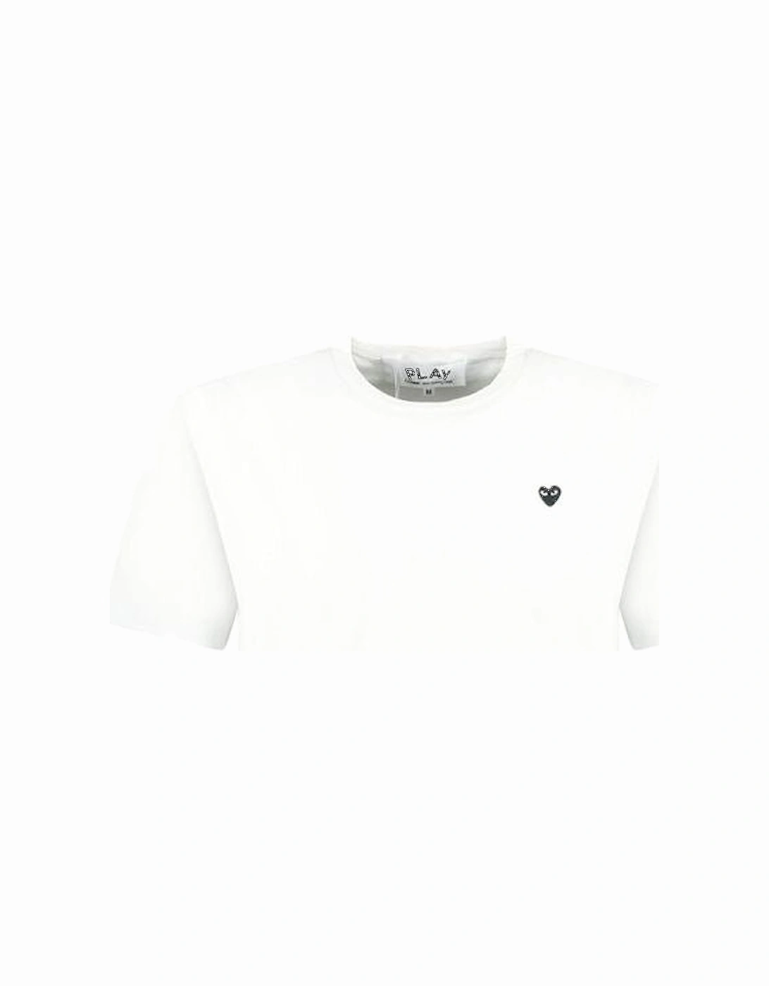 Small Black Stitch Heart T-Shirt White, 3 of 2
