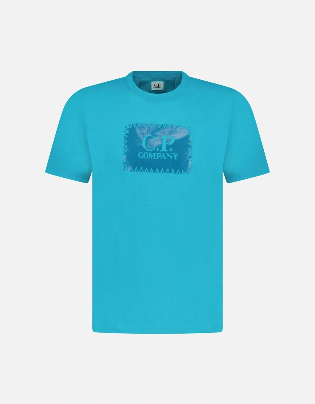 Chest Logo T-Shirt Ocean Blue, 3 of 2