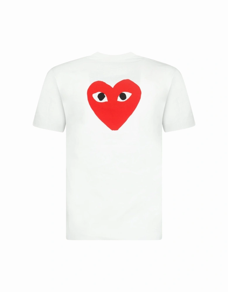 Red Heart Logo T-Shirt White