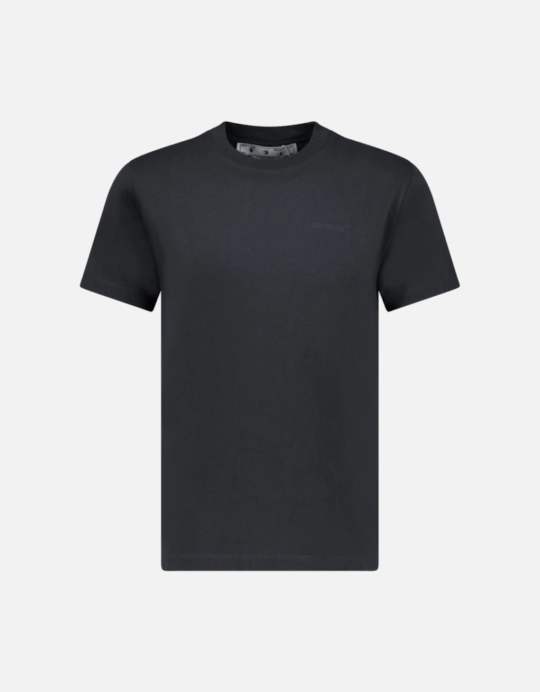 Diagonal Logo T-shirt Black