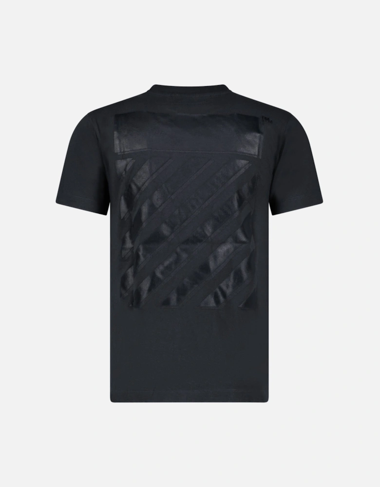 Diagonal Logo T-shirt Black
