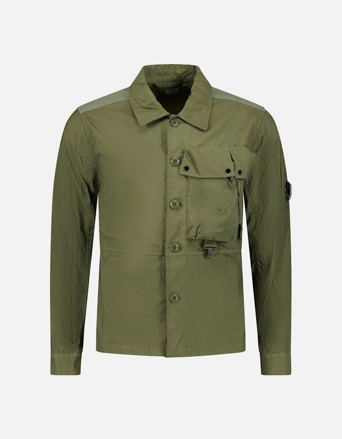 'Taylon P' Lens Overshirt Jacket Green, 4 of 3