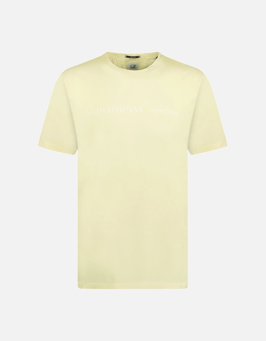Resist Dyed T-Shirt Sky Yellow, 3 of 2