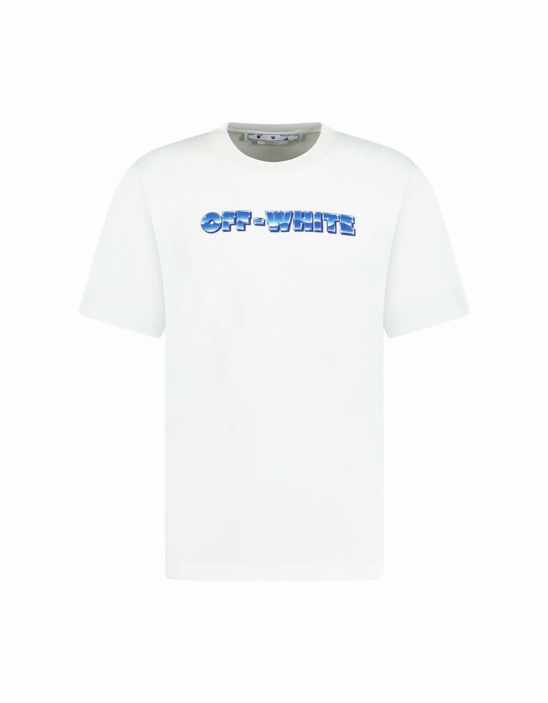 Blue Metal Arrows Slim T-shirt White