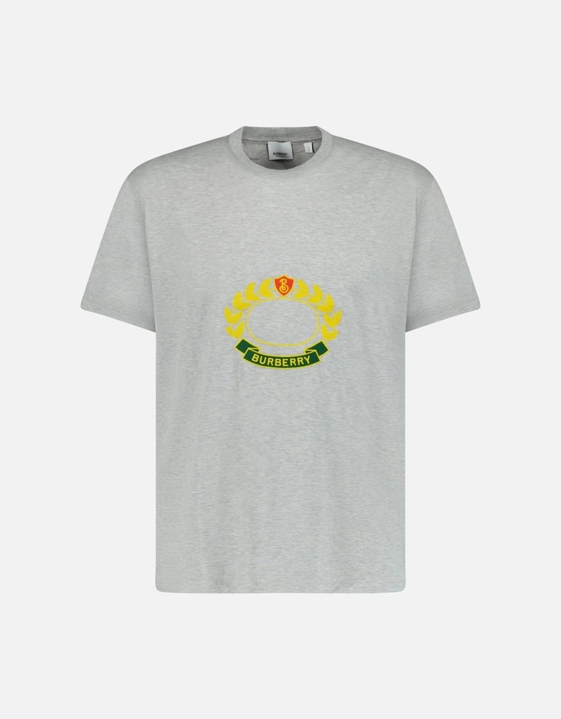 'Purley' Crest Logo T-Shirt Grey, 3 of 2