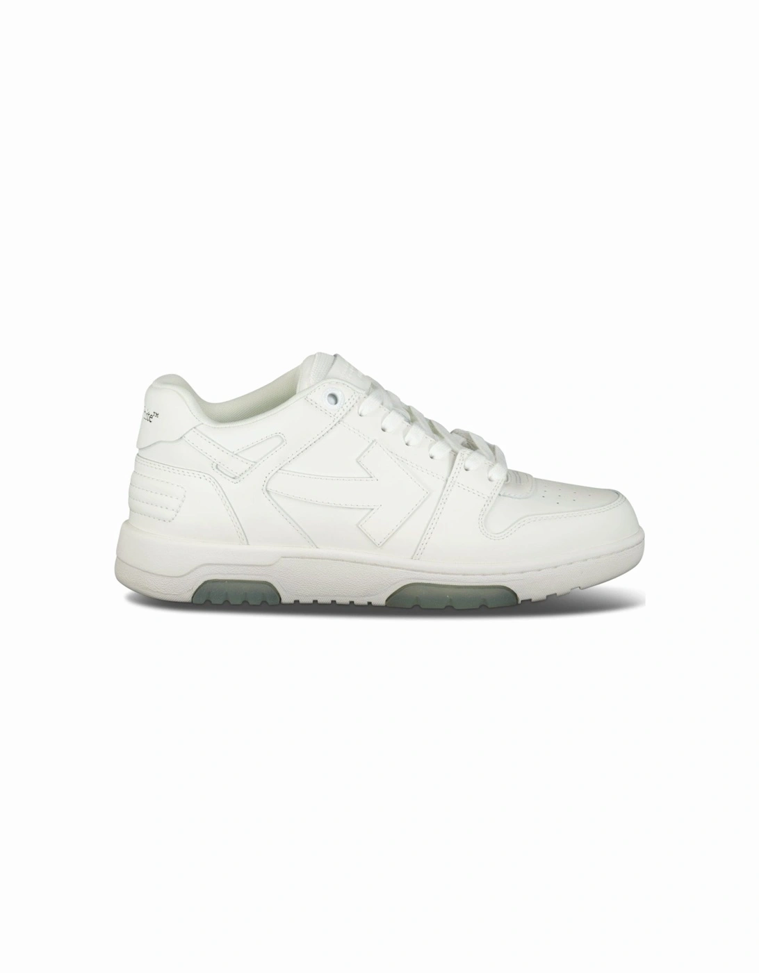 Out Of Office Calf Leather Trainers White, 5 of 4