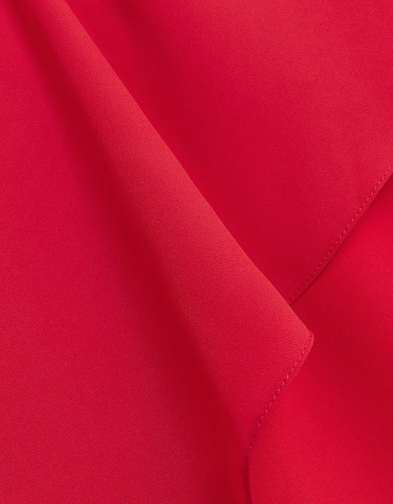 Drape Jumpsuit - Red