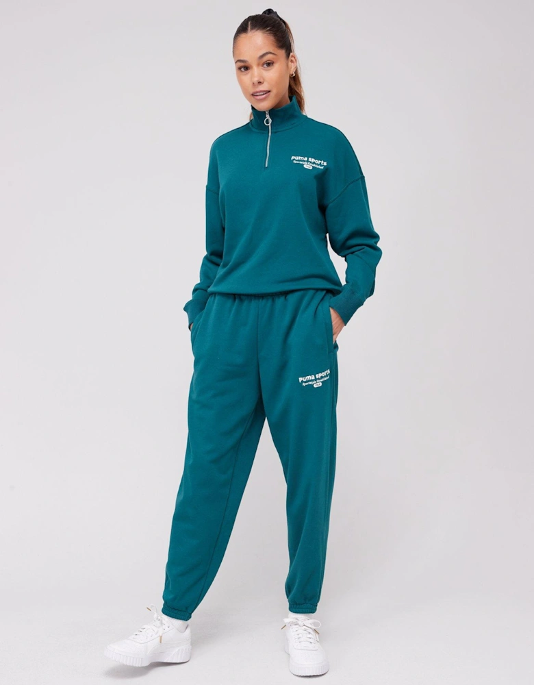 Team Half-Zip - Dark Green