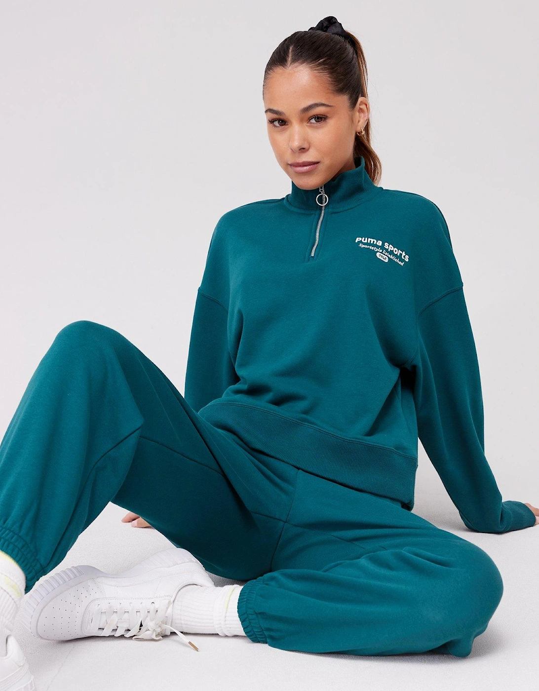 Team Half-Zip - Dark Green